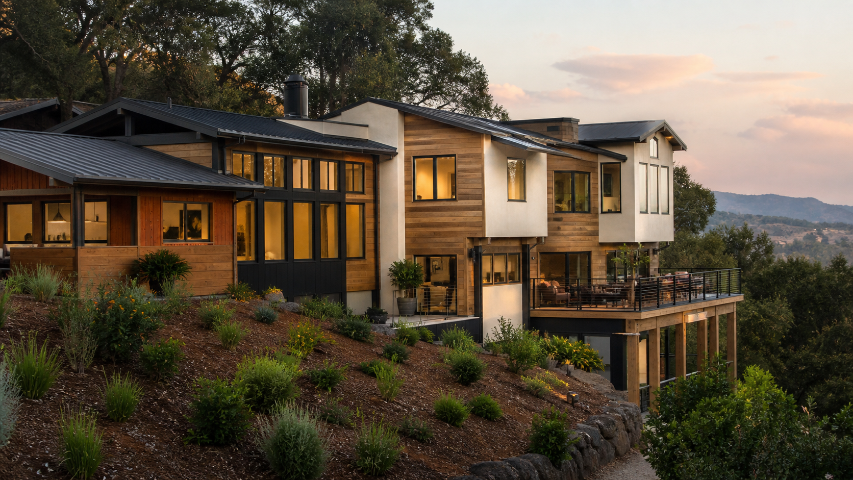 High-end exterior remodel project